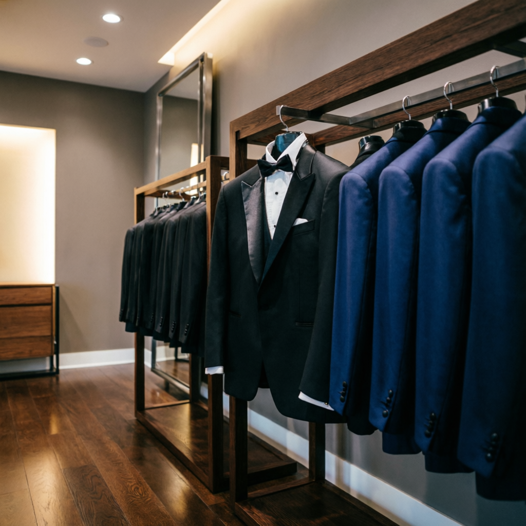 Contact The Clothes Tuxedo Rack in Auburn